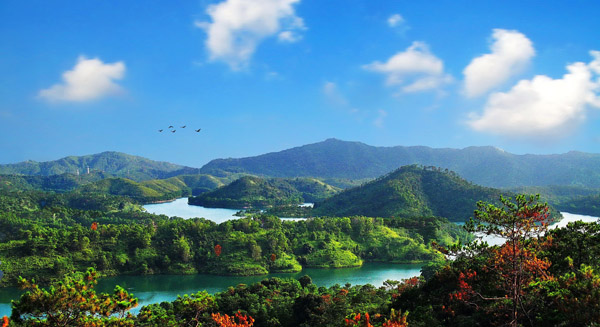 2014端午相约惠州西湖,红花湖登高,广东七大名山-霍山,千年古镇'佗城'