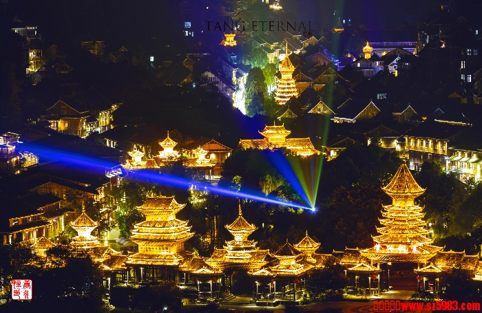 肇兴侗寨夜景拍摄